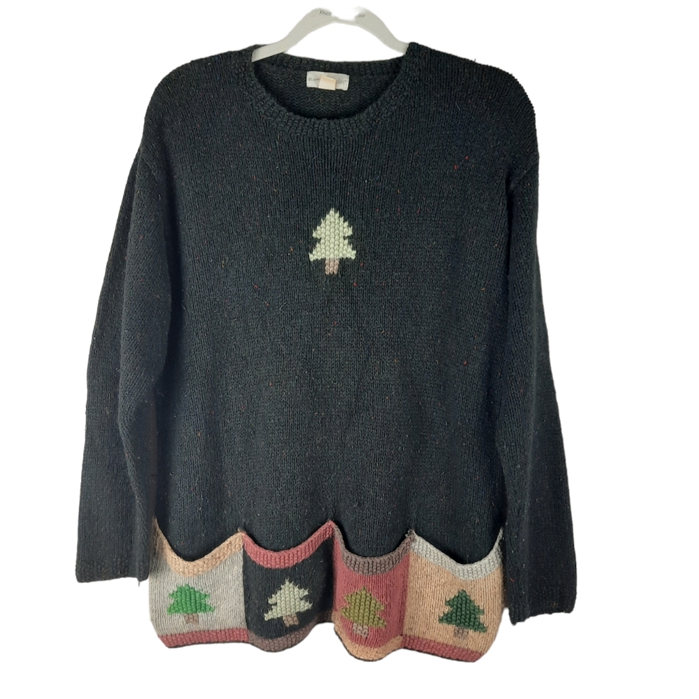Vintage Northern Isles Embroidered Christmas Sweater